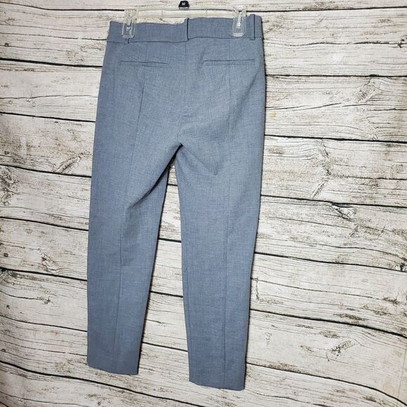 J.CREW Cameron Women Size 4 Grey Slim Stretch Pants Career Formal - Picture 3 of 7